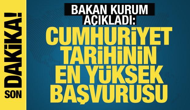 Bakan Kurum: “Yüzyılın Konut Projesi, Cumhuriyet tarihinin en yüksek başvurusuna ulaştı”