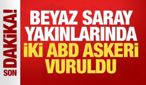 Beyaz Saray yakınlarında iki ABD askeri vuruldu