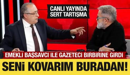 Canlı yayında sert tartışma: Seni kovarım buradan!