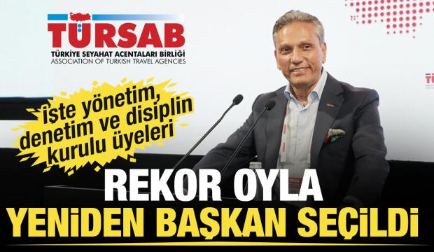 Firuz Bağlıkaya 3 yıl süreyle yeniden TÜRSAB başkanı seçildi