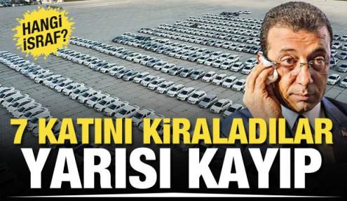 İsrafın daniskası! İBB'nin kiraladığı araçların neredeyse yarısı kayıp