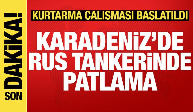 Karadeniz'de Rus tankerinde patlama