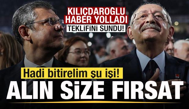 Kılıçdaroğlu haber yolladı! Teklifini sundu! Hadi bitirelim şu işi! Alın size fırsat