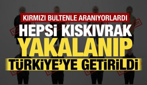Kırmızı bültenle aranıyorlardı! Bakan Yerlikaya duyurdu: 8 suçlu Türkiye'ye getirildi