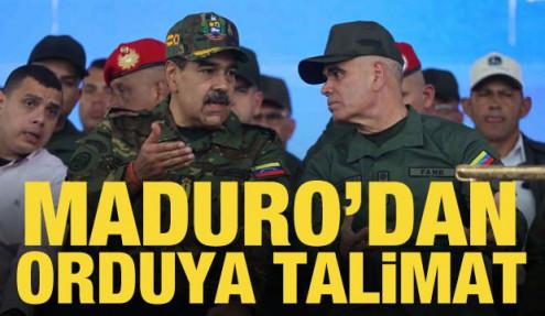 Maduro'dan orduya 