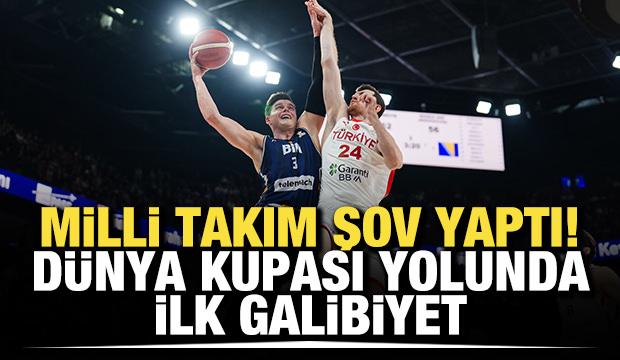 Milli Takım şov yaptı! Dünya Kupası yolunda ilk galibiyet