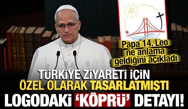 Papa'nın Türkiye ziyareti için tasarlattığı logoda 'köprü' detayı: Ne anlama geliyor?
