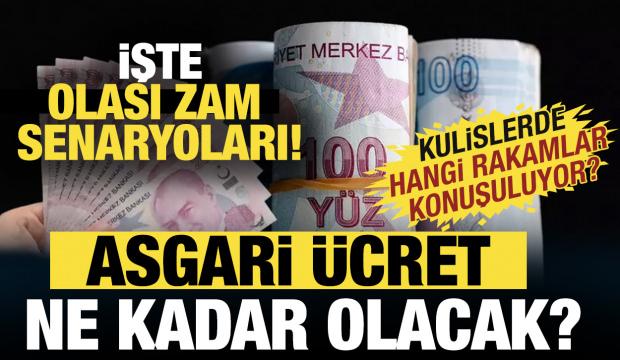 Rakamlar konuşuluyor: Asgari ücrete ne kadar zam gelecek?