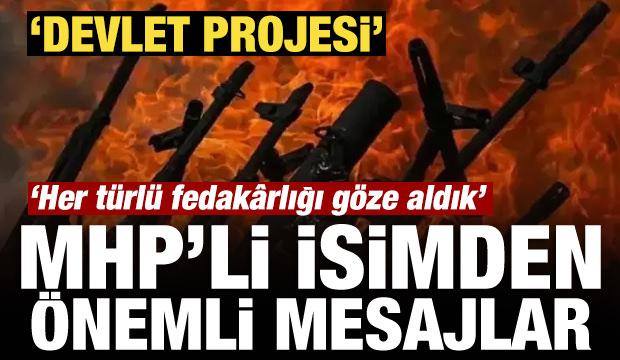 Semih Yalçın: MHP her türlü fedakârlığı göze almıştır