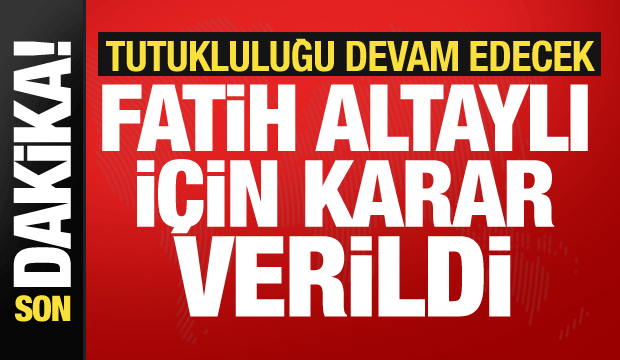 Son dakika: Fatih Altaylı için mahkeme kararını verdi!