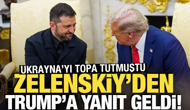 Trump Ukrayna'yı hedef almıştı! Zelenskiy'den yanıt geldi
