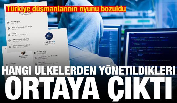 Türkiye düşmanlarının hangi ülkelerden yönetildiği ortaya çıktı