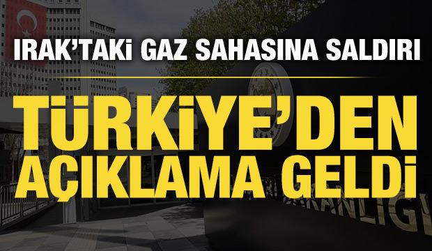 Türkiye'den Irak'taki saldırıya kınama