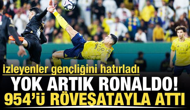 'Yok artık' Ronaldo! 954'ü röveşatayla attı: İzleyenler gençliğini hatırladı