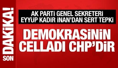 AK Parti Genel Sekreteri Eyyüp Kadir İnan'dan önemli açıklamalar
