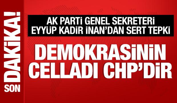 AK Parti Genel Sekreteri Eyyüp Kadir İnan'dan önemli açıklamalar