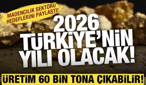 Altın üretimi 60 bin tona çıkabilir! 2026 Türkiye'nin yılı olacak
