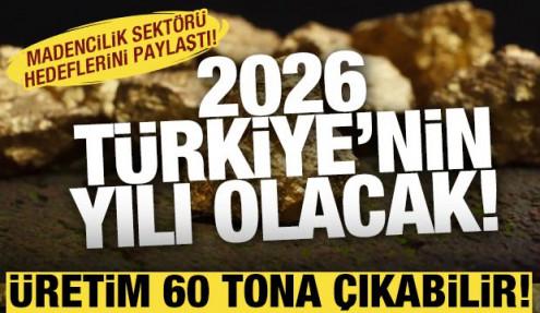 Altın üretimi 60 tona çıkabilir! 2026 Türkiye'nin yılı olacak