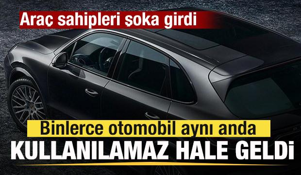 Araç sahipleri neye uğradığını şaşırdı Binlerce otomobil aynı anda kullanılamaz hale geldi
