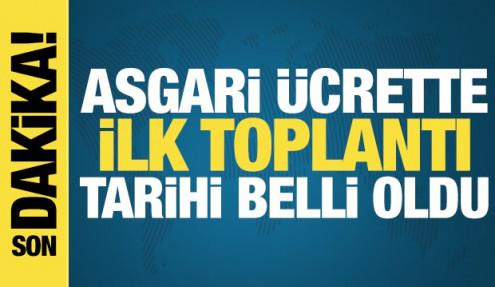 Asgari ücrette ilk toplantı tarihi belli oldu