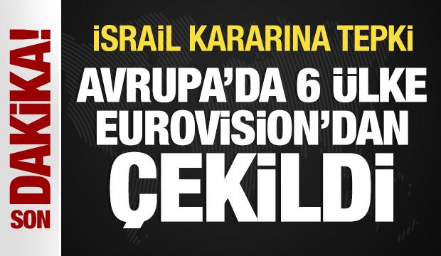 Avrupa'da 6 ülke Eurovision'dan çekildi