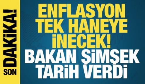 Bakan Şimşek: Önceliğimiz enflasyonu tek haneye düşürmek