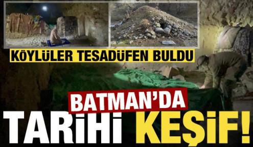 Batman'da tarihi keşif: Köylüler tesadüfen buldu...