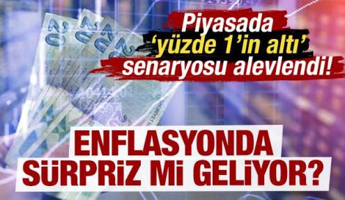 Enflasyonda sürpriz mi geliyor? Piyasada ‘yüzde 1’in altı’ senaryosu alevlendi!