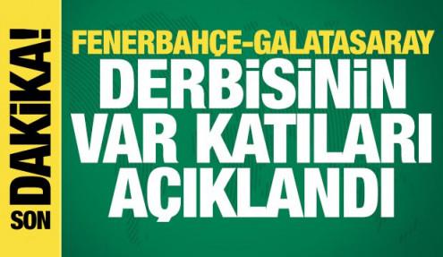 Fenerbahçe-Galatasaray derbisinin VAR kayıtları açıklandı