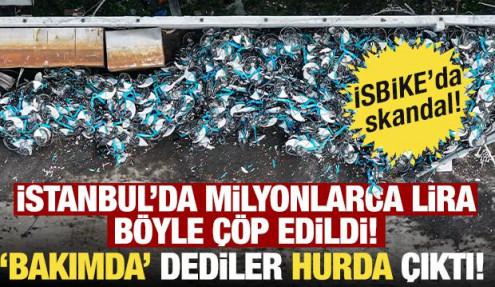 İSBİKE'de skandal! Bakımda denildi, milyonlarca lira hurda edildi!