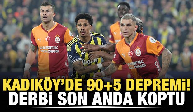 Kadıköy'de 90+5 depremi! Derbi son anda koptu