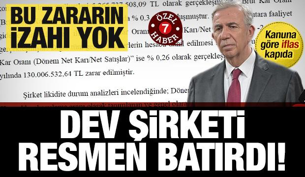 Mansur Yavaş ANFA’yı batırdı! Nakit bitti... 2.8 milyarlık borç yüküyle iflas kapıda