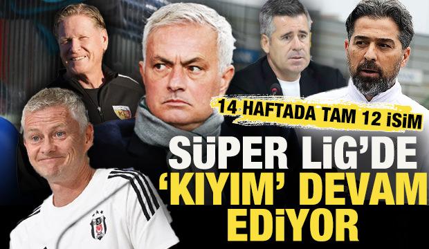 Süper Lig'e teknik direktör dayanmıyor! Kıyım sürüyor: 14 haftada 12 isim...