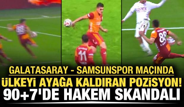 Türkiye'yi ayağa kaldıran pozisyon! 90+7'de hakem skandalı