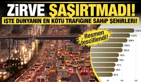 2025'te dünyanın en kötü trafiğine sahip şehirleri listelendi... Sonuç şaşırtmadı! 