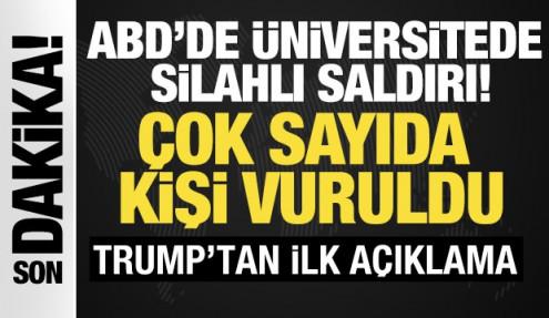ABD'de üniversitede silahlı saldırı! Çok sayıda kişi vuruldu