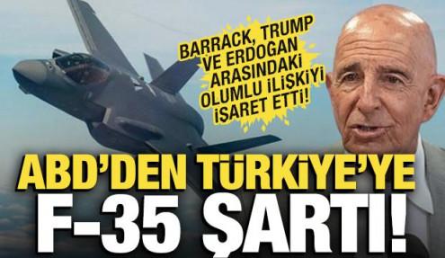 ABD'den Türkiye'ye F-35 şartı: Büyükelçi Barrack duyurdu