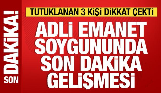 Adli emanet soygununda 5 kişi tutuklandı