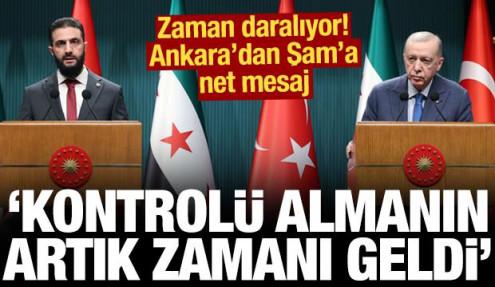 Ankara'dan Şam'a: Fırat'ın doğusunun kontrolünü üstlenme zamanı geldi