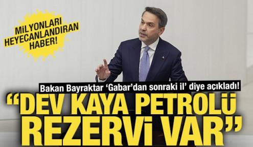 Bakan Bayraktar'dan 'Kaya petrolü' müjdesi! 'Sırada Diyarbakır var' diyerek duyurdu!