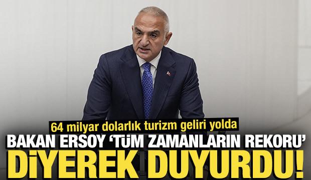 Bakan Ersoy: 64 milyar dolarlık 2025 sonu hedefimizi yakalayacağız