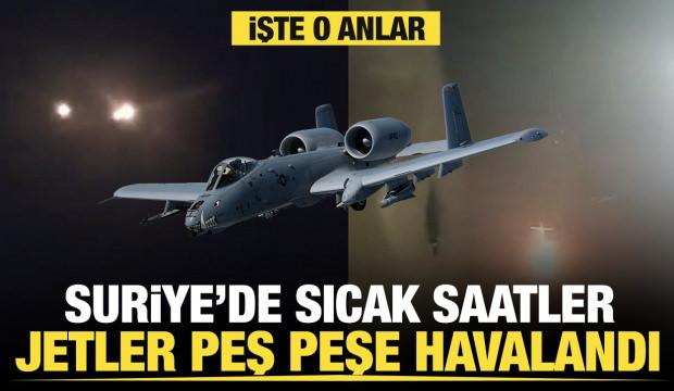 İki ABD askerinin öldürülmesi sonrası Suriye'de sıcak saatler! Uçaklar peş peşe havalandı