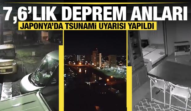 Japonya'da şiddetli deprem! Tsunami tehlikesi var