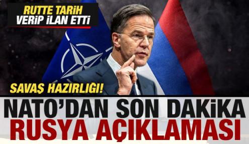 NATO'dan son dakika Rusya açıklaması! Rutte tarih verip ilan etti! Savaş hazırlığı...