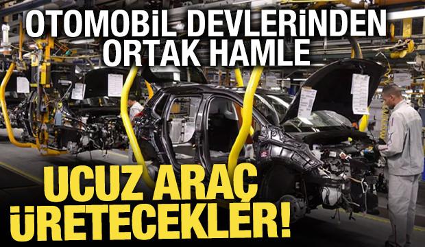 Otomobil devleri Ford ve Renault ortak üretecek