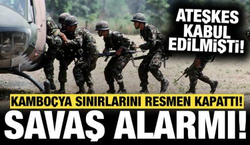 Son dakika haberi: Asya'da savaş alarmı: Kamboçya sınırlarını resmen kapattığını duyurdu!
