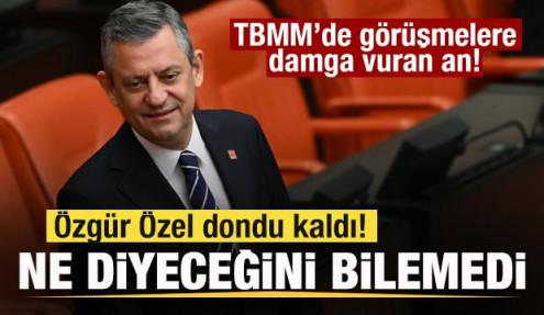 TBMM'de Özgür Özel’i zora sokan soru! Ne diyeceğini bilemedi! Görüşmelere damgasını vurdu!