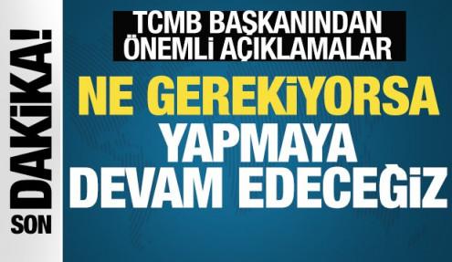 TCMB Başkanı Karahan: Fiyat istikrarı için ne gerekiyorsa yapacağız!