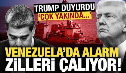 Venezuela için alarm zilleri çalıyor! Trump duyurdu: 'Çok yakında'