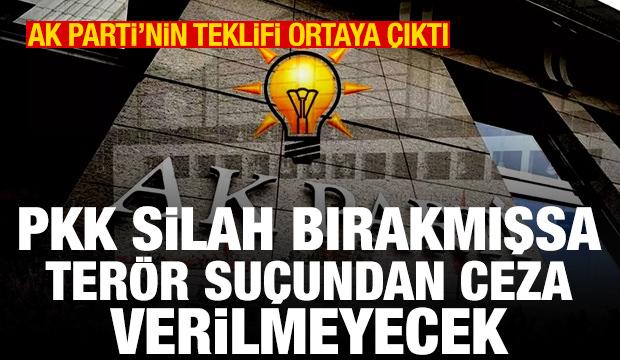 AK Parti'den üç aşamalı Terörsüz Türkiye teklifi: Eve Dönüş!